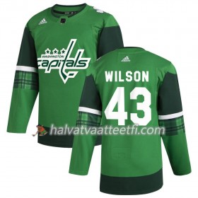 Miesten NHL Washington Capitals Pelipaita Tom Wilson 43 Adidas 2019-20 St. Patrick's Day Authentic